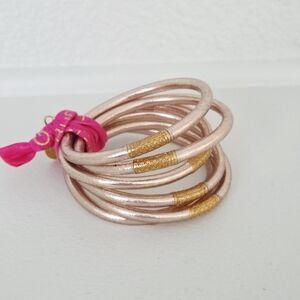 Sz Large Budhagirl✨️ Champagne All Weather Bangles NEW